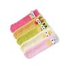 Ugly and Cute Socks, Girls' Fur Hoop Socks, Funny Girls' Socks, Mid-calf Socks, Coral Fleece Winter Warm Floor Socks
