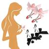 1 Pair Nipple Clamp Easy-using Flirt Amusing Interesting Bow Bell Black Pink Stimulator Women Supply
