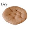 Comfortable Polyester Fiber Seat Mat Chair Cushion with Straps, Square Round Soft Pad, Solid Color Pad for Household Chairs Non-slip Office