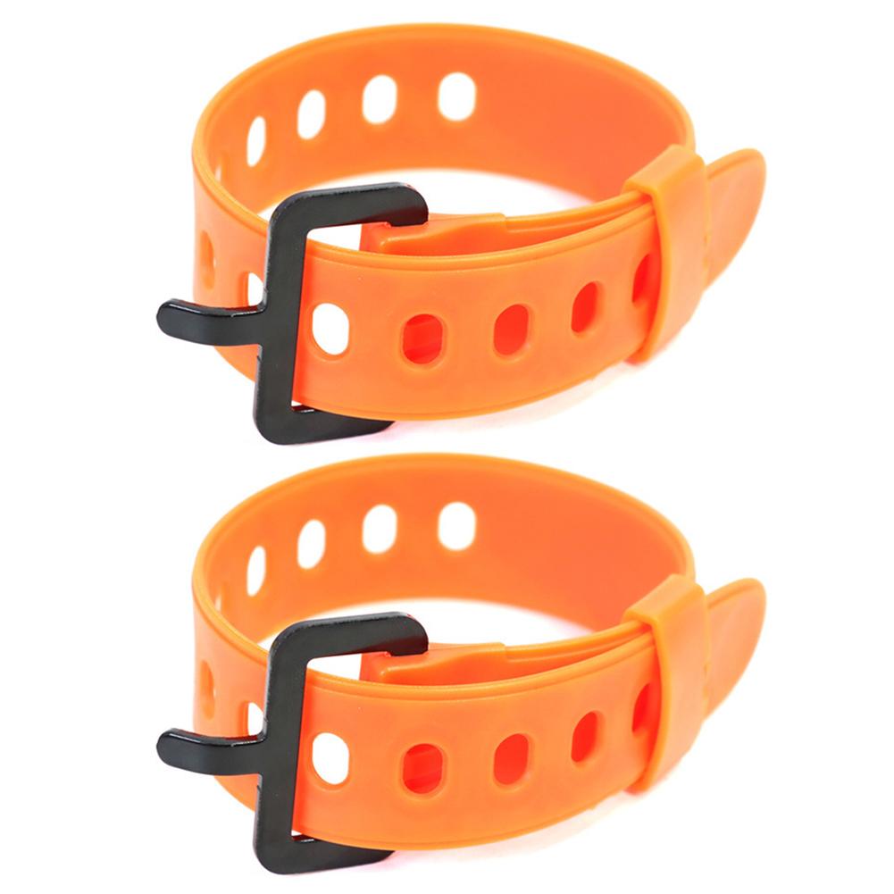 2Pcs Travel Tied Belt High Strength Camping Hiking Cargo Storage Belt Buckle for Flashlight Luggage Air Pump Self Defense Stick