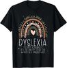 Dyslexia Warrior Dyslexic Dyslexia Awareness Month Tee Gift Unisex T-Shirt