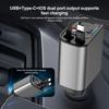 4-in-1 Car Charger with 2 Retractable Cable Fast Charger Power Adapter Car Charger With Roof Starlight For IOS Android Phones