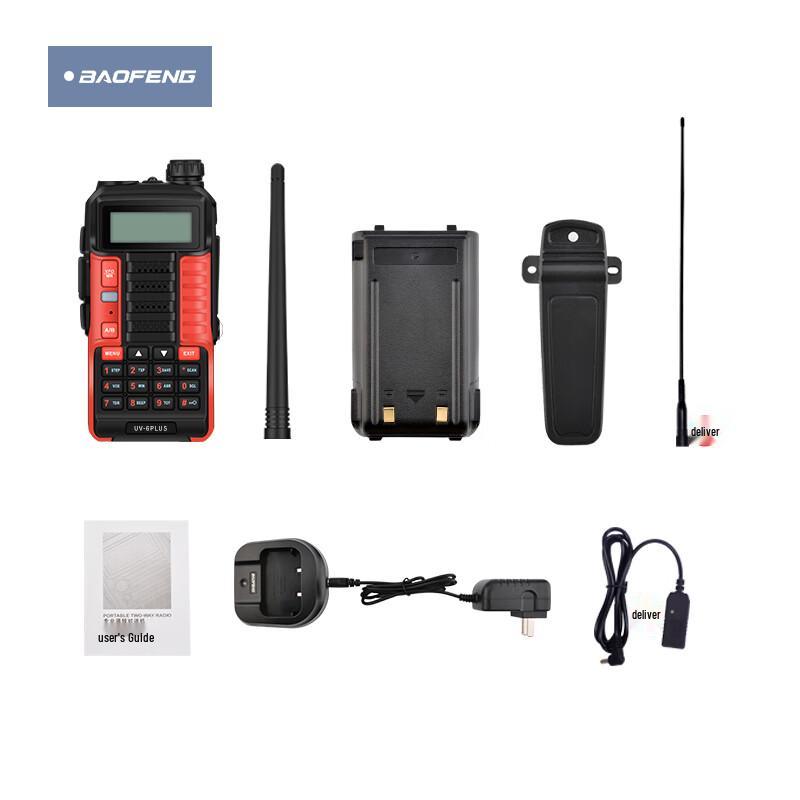 Baofeng UV-6 Plus Dual-Band Two-Way Radio (CN Version)