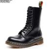 Tooling Boots Women's Hole Couple Short Boots Men's and Women's Leather Boots Round Head Trend Machine