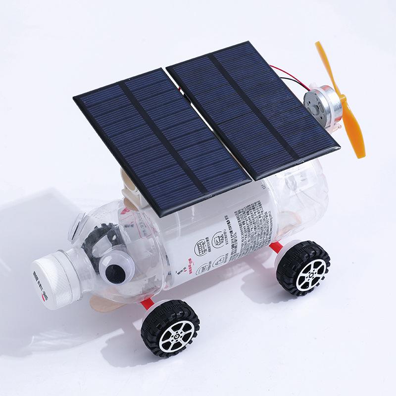 DIY Eco-Friendly Solar-Powered Aerodynamic Toy Car for Kids