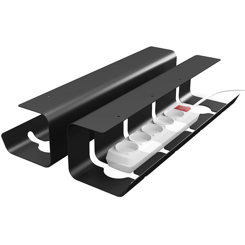 Punch-Free Power Strip & Cable Organizer for Desktops