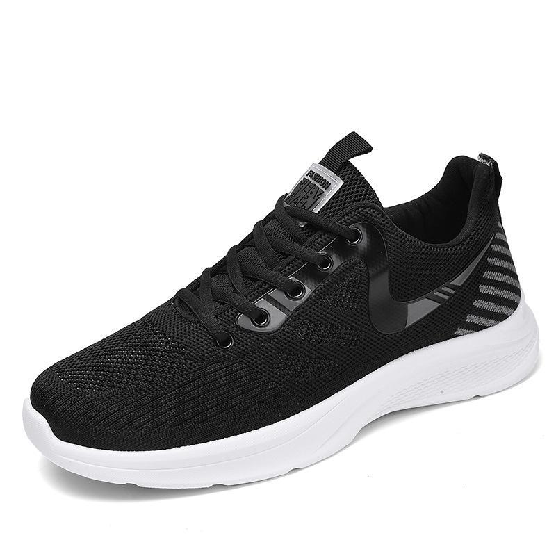 Spring and Autumn Middle School Students Lightweight Breathable Fly-woven Casual Shoes Women's Shoes Running Shoes Women's Travel Shoes Sports Women