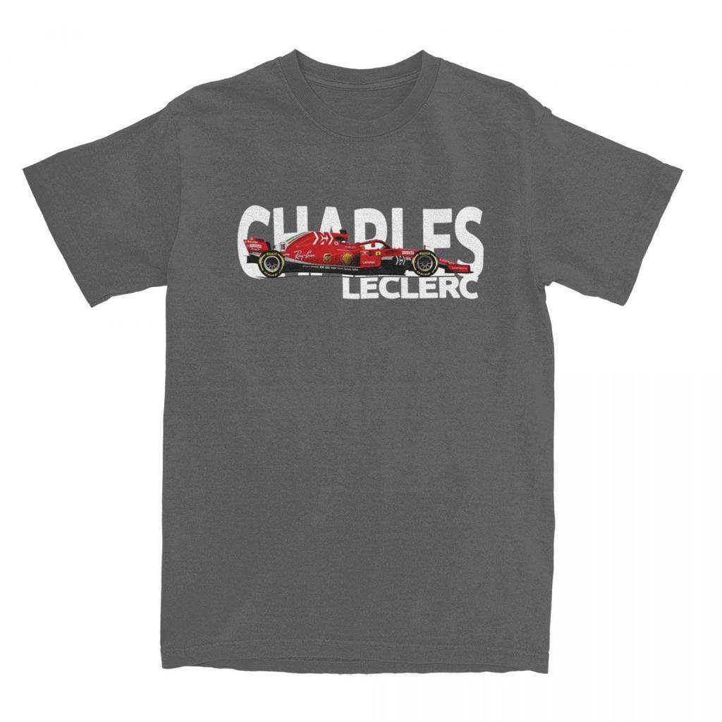 Men Women's Charles Leclerc Car T Shirt Apparel Cotton T-shirt Clothes Funny Tee Shirt Printed