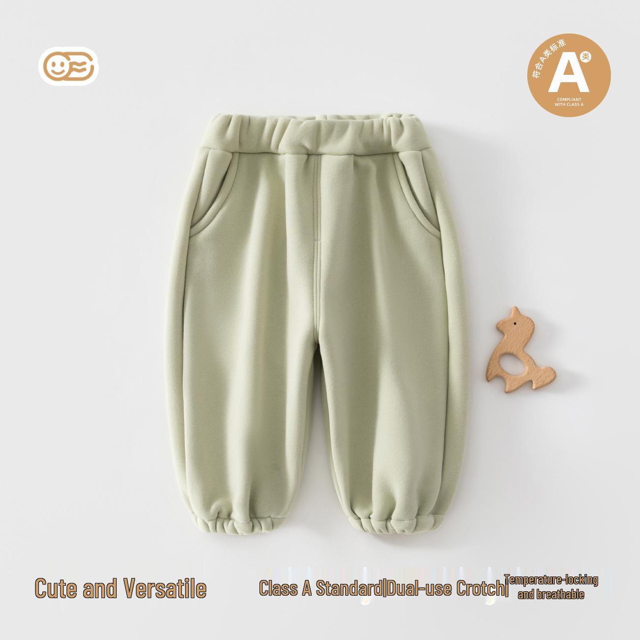 Cozy Thickened Baby Joggers - Autumn/Winter A-Class 110