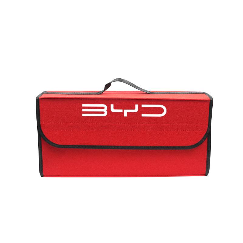 Car Trunk Storage Bag Organizer Sundries Stowing Tidying Box For BYD Tang F3 E6 Atto3 Yuan Plus Song Max F0 G3 I3 Ea1 Dmi 2din