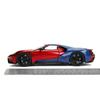 Jada 99725 Hollywood Rides 2017 Ford GT Spider-Man Figure, 1:24 Scale, Red/Blue
