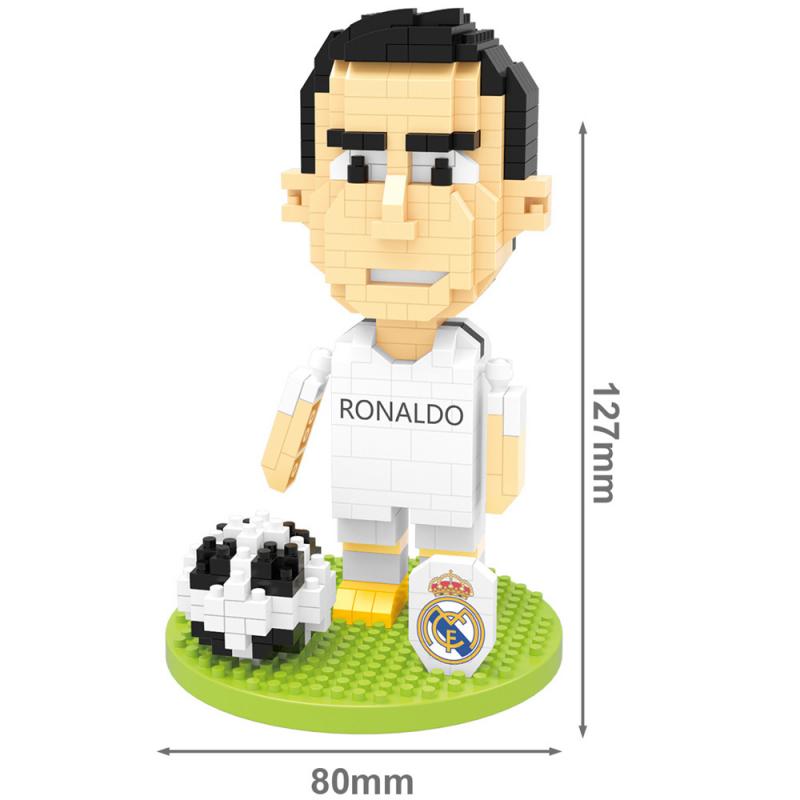 (M.SALAH, 451ks) Fotbalový Hráč Hvězda Mini Diamant Stavebnice Diy Cihla Dětský Dárek Hračka