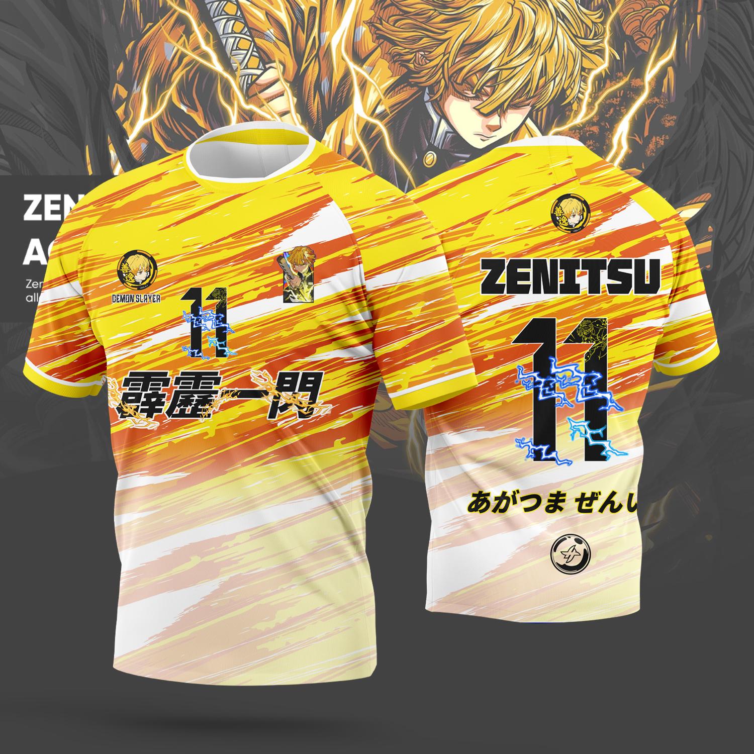 

New Anime Demon Slayer Jersey Tanjirou Maillot Casual Breathable T-Shirt For Men Women In Summer Roleplay Clothing Tshirt Tops 5XL