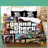 Grand Game Theft Auto Bedding Set Cartoon Duvet Covers Pillowcase Bedclothes
