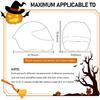 1 PC Motorcycle Helmet Cover, 40 cm x 28 cm x 26 cm Little Devil Halloween Festive Atmosphere Decorative Soft Fabric Cover, Modification Accessories,