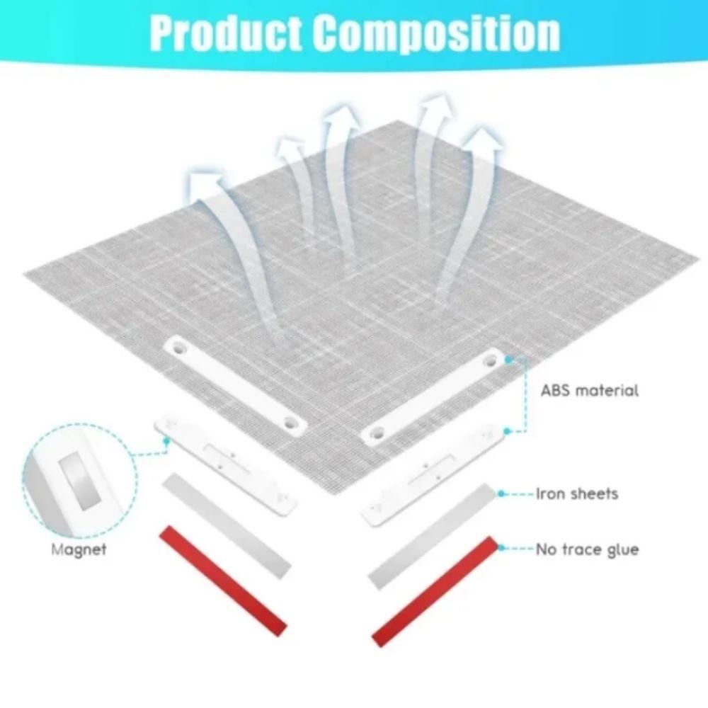 Magnetic Magnetic Window Screen Clip Rust-proof Magnetic Strips  Mosquito Net Windows