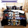 Messi World Cup Glory Bedding Set,Soft Bed Linen for Bedroom Home Decoration,Football Fan Gift,Breathable Duvet Cover with Pillowcases,Soccer Themed,P