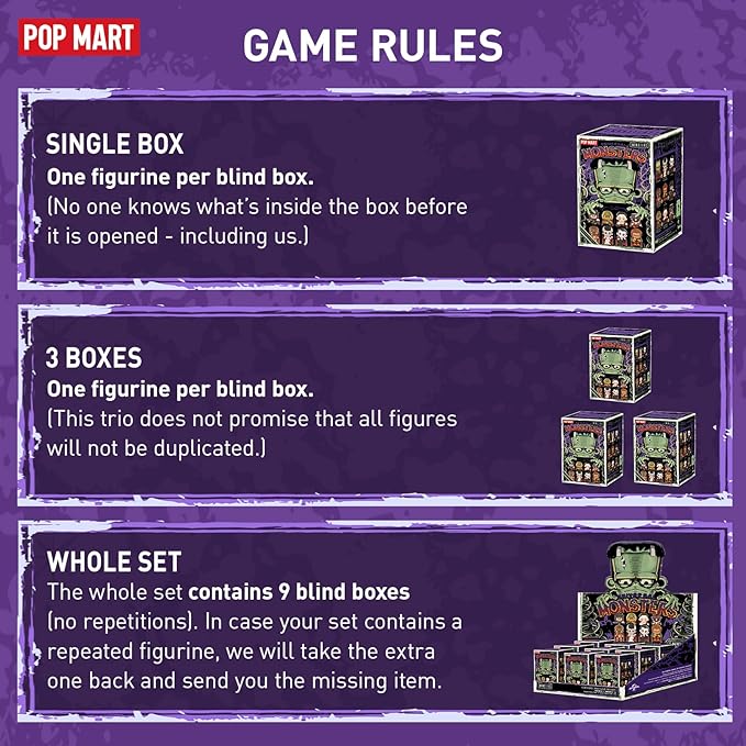 POP MART Universal Monsters Alliance Series Figures, Universal Blind Box Figures, Holiday Birthday Gifts, Single Box