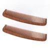 2pcs Wooden Hair Comb Portable Anti Static Clipper Comb for Barber Shop and Hair Salon