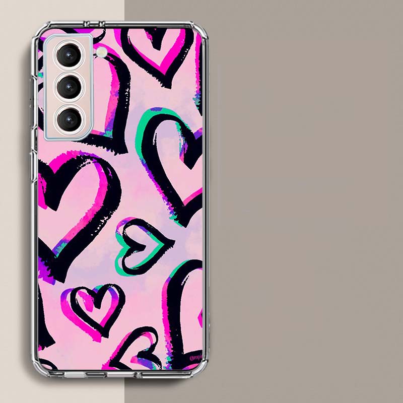 Love Your Heart Shape With Love Phone Case For Galaxy A14 A24 A34 A54 Samsung A02S A12 A22 A32 A42 A52 A72 A13 A33 A53 5G A03 A0