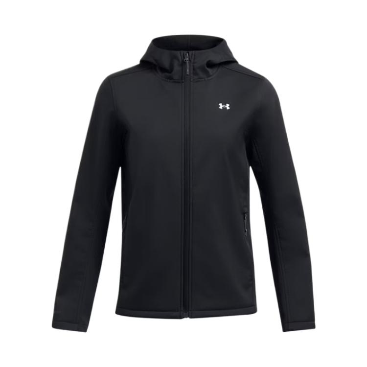 

Under Armour Storm Cold Gear Infrared Shield 2.0 Casual Simple Comfortable Solid Color Versatile Jacket Women jackets Black 1371595-002 XL