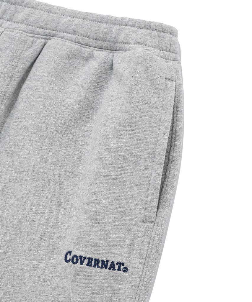 COVERNAT Authentic Logo Sweat Jogger Pants Melange Grey