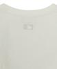 Emelbi Women'S Diamond Monogram Tone-Tone Jacquard Crop Short Sleeve T-Shirt Ny (Ivory)
