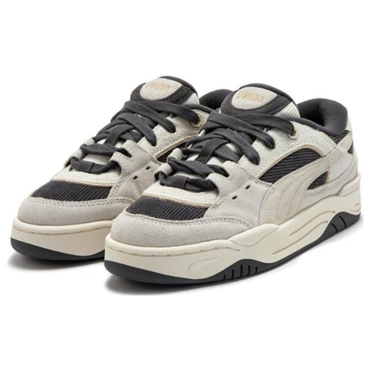 Puma 180 Leather Casual Fabric Cow Split Leather PU Comfortable Retro Wear-Resistant Breathable Low-Top Lifestyle Shoes Unisex Sneaker 396025-01