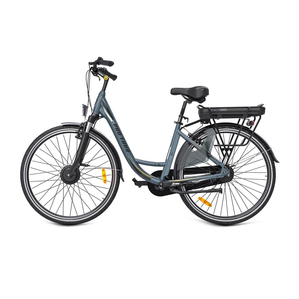 Electric Bike 37V 14Ah 250W City Commuter E-Bike, 700C Tires, Shimano 7-Speed, Front Hub Drive, Aluminum Frame, 45km Range