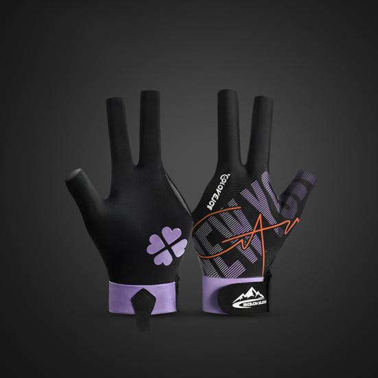 1Pc Billiards Glove Stretch Breathable Anti-slip Sweat-absorbing Men Women Left Hand Snooker Cue Sport 3-Finger Glove Billiards Accessories