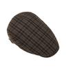 Spring Summer Thin British Plaid Beret Men Women Retro Forward Cap Outdoor Sunscreen Breathable Cap