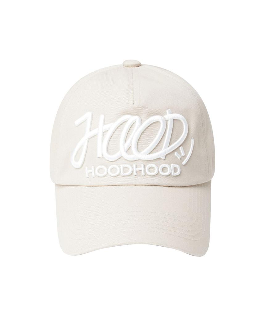 HOODHOOD Signature Logo Ball Cap Beige