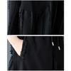 DIMANAF Summer Plus Size Women Casual Wide Leg Pants High Waist Basic Elastic Black Pants Stripe Loose Vintage Harem Pants