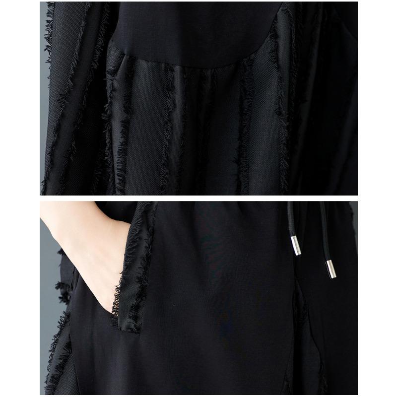DIMANAF Summer Plus Size Women Casual Wide Leg Pants High Waist Basic Elastic Black Pants Stripe Loose Vintage Harem Pants