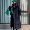 Down and Padded Jacket Women's New 2025 Thickened and Warm Korean Version of Loose Long Over-the-knee Cotton Jacket Winter Padded Jacket