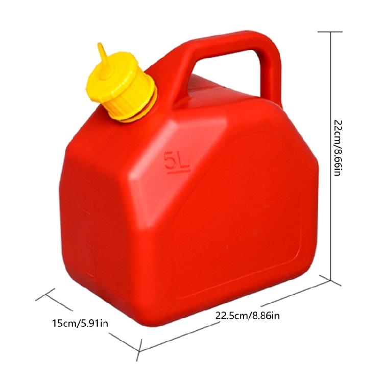 5/10Litre JerryCan Water Storage Petrols Diesels Fuel Container Spout Camping