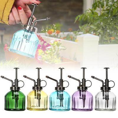 1pc Plant Flower Glass Garden Watering Pot Mister 300ml Water Cans Sprayer Bottle Spray Irrigation Supplies Hairdressing Tool