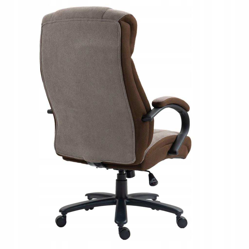 Brown quilted tilt swivel office chair large for Furnitex office