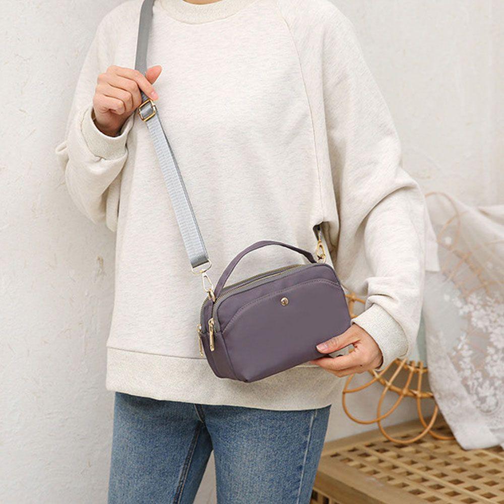 Travel Large Capacity Zipper Nylon Handbags Crossbody Bags Shoulder Bag