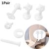 1Pair Hardware Universal Repair Tools Toilet Seat Hinges Bolts Bathroom Nut Fixing Screws