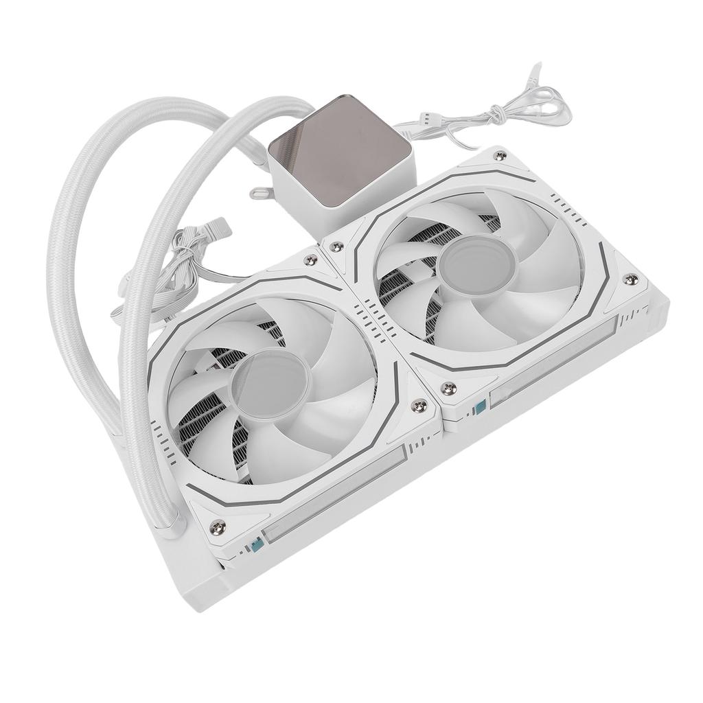 ARGB Liquid CPU Cooler Fit for AM4 AM5 Socket Close   AIO CPU Liquid Cooler 240mm   2.2 Inch LCD Screen