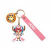 Genuine One Piece  Anime Figure Monkey D Luffy Chopper Cartoon Keychain Bag Ornament Dolls Kids Birthday Present Xmas Toy Gifts