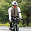 Wosawe Geacă de Vânt de Ciclism pentru Bărbați Kaki Geacă de Vânt Impermeabilă Pliabilă pentru Bicicletă Vestă fără Mâneci Jachetă Sport Respirabilă pentru Bicicletă Rutieră