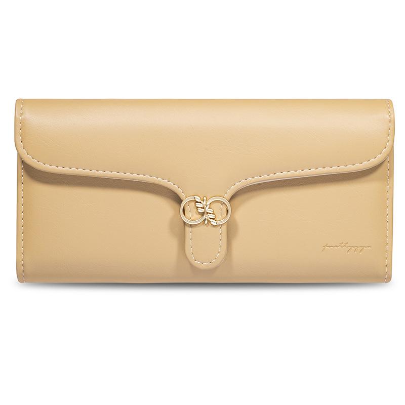 Long Wallet Women's PU Leather Foldable Expandable Multifunctional Large Capacity Women's Wallet