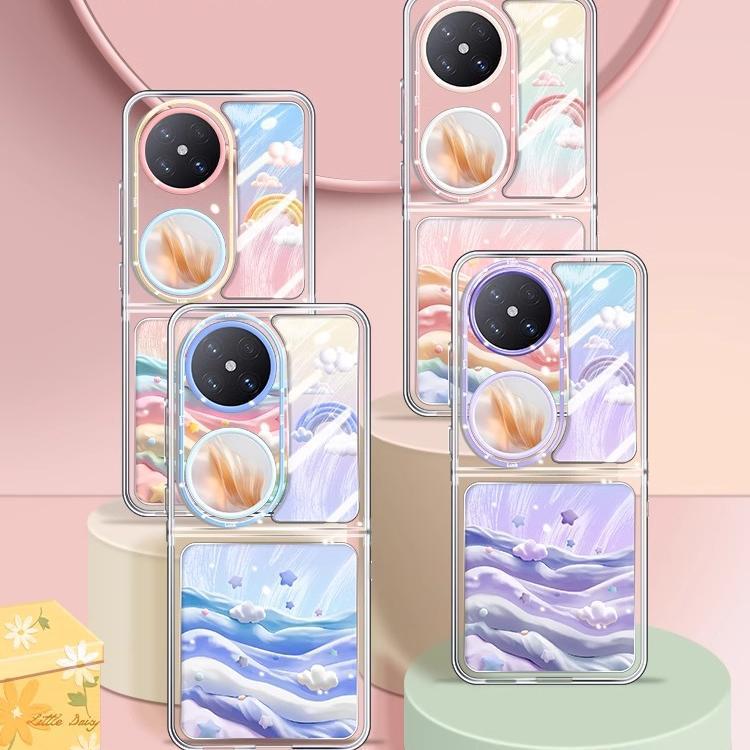 Applicable to Huawei pocket 2 mobile phone case new novaflip folding screen vivoxflip women's Samsung fli