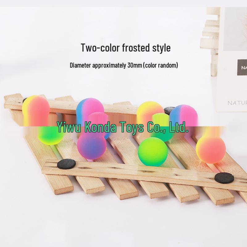 No. 32 Assorted Rubber Bouncy Balls - 100-Piece Toy Set