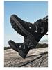 Men's Large Outdoor Hiking Boots: Wear-Resistant, Anti-Kick Military Style for Camping and Sports.