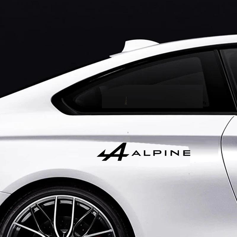 2Pcs Car Body Sticker For Renault Alpine Rafale Megane Austral Clio Kwid Alaskan Captur Zoe Austral Espace Arkana Scenic QQ1