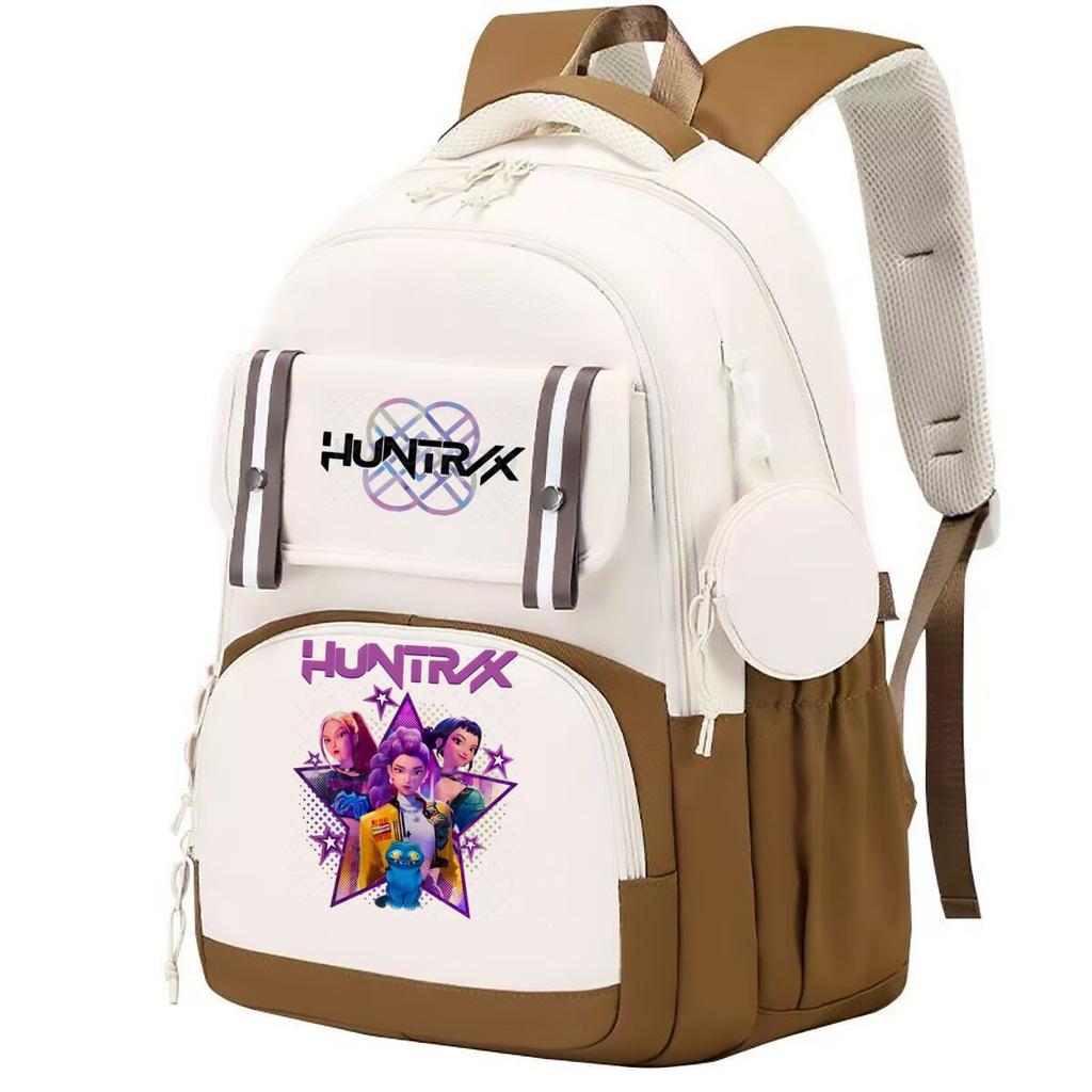 Cartoon Kpop Demon Hunter Backpack Children Teens School Bag Anime Girl Large Capacity School Bag