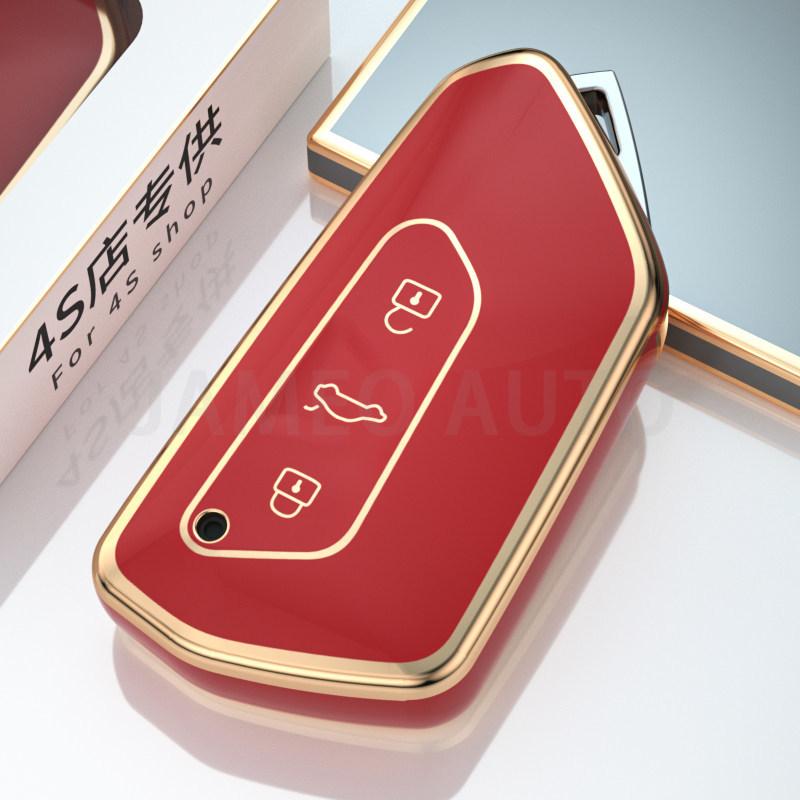 3 Buttons TPU Car Key Case Cover for VW Volkswagen Golf 8 MK8 2020 for Skoda Octavia for Seat Remote Key Protection Accessories